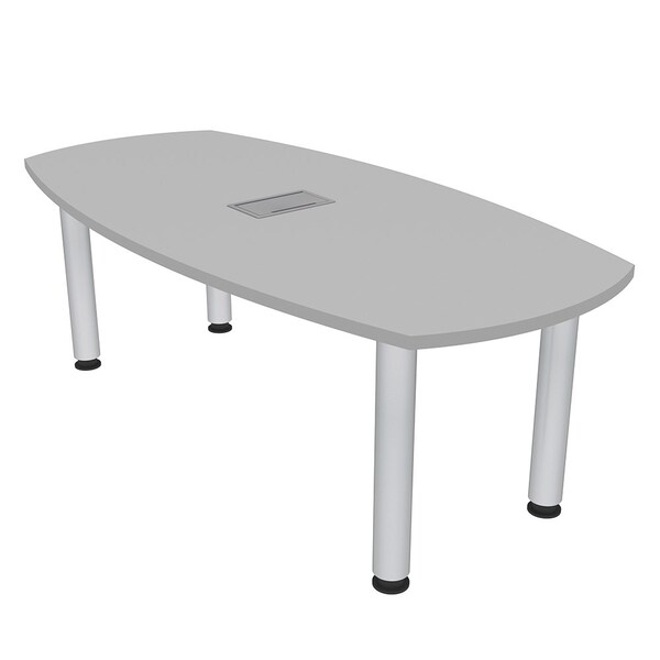 Skutchi Designs 33.5 in W, 69.5 in L, 29 in H, Engineered Wood Top, Grey HAR-ABOT-34X70-POST-ELEC-XD01 - main